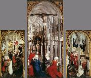 Rogier van der Weyden Seven Sacraments Spain oil painting artist